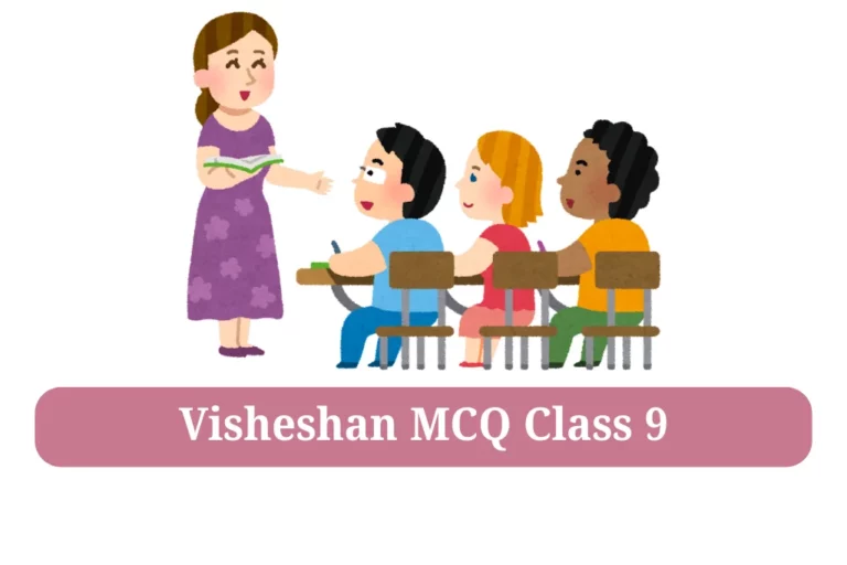 Visheshan MCQ Class 9 Online Test विशेषण Quiz