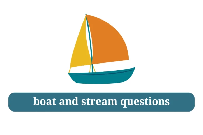 नाव और धारा से संबंधित प्रश्न boat and stream questions in hindi
