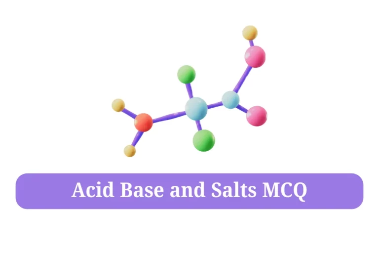अम्ल क्षार एवं लवण mcq Acid Base and Salts Questions